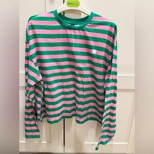 H&M Long-sleeved Printed Top